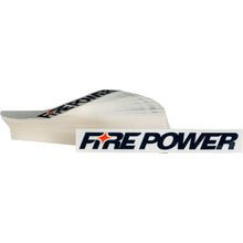 Fire Power Sticker White 100 Pks