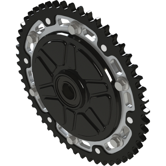 Cushdrive Conversion 51t Sprocket  Blk  Sil  Blk
