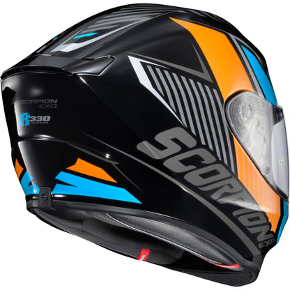 Exo R330 Full Face Helmet Hawker Light Blue Sm