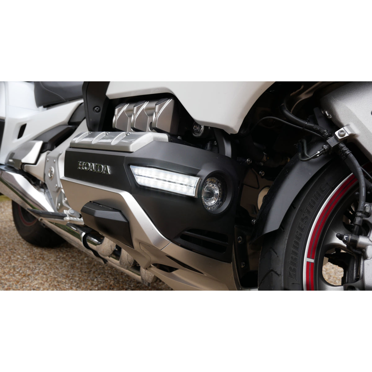 Cowl Light Kit Black Drl+Sequential Led Hon
