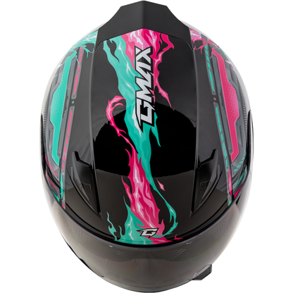 Gm 49y Charge Helmet Black/Pink/Aqua Yl