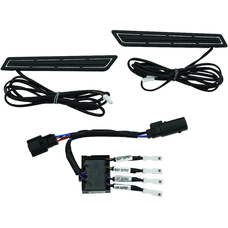 Kuryakyn LED Saddlebag Hinge Accents Black