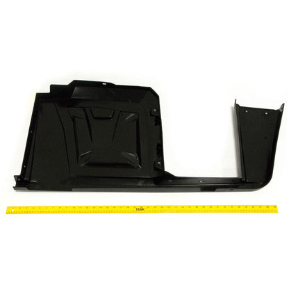 Polaris Ranger Fender with Rocker, Front, Left, Gloss Black, Genuine OEM Part 5438056-070, Qty 1
