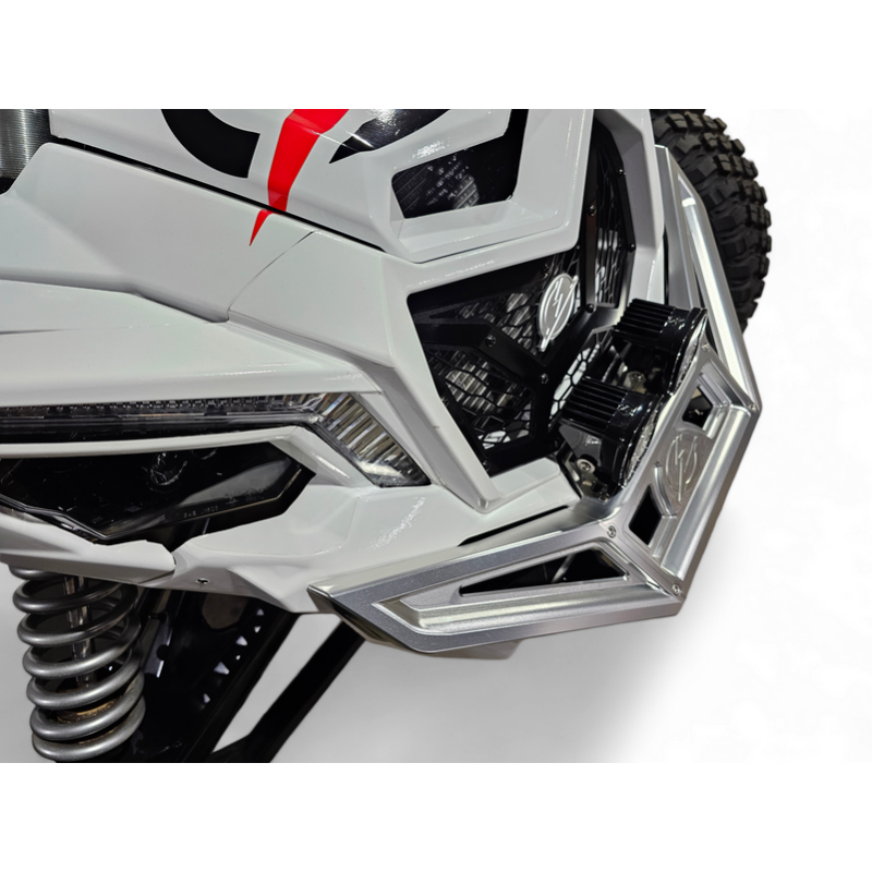 Elektric Offroad 2017+ Can Am X3 Maverick Billet Front Winch Bumper Anodized Clear