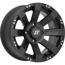 Spyder Wheel 12x7 4/110 5+2 (+10mm) Black