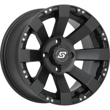 Spyder Wheel 12x7 4/110 2+5 ( 47mm) Black