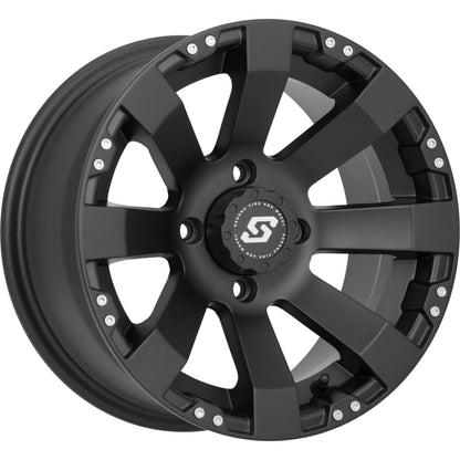 Spyder Wheel 12x7 4/110 2+5 ( 47mm) Black