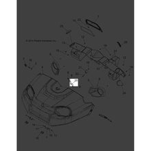 Polaris GEM Hood Mount Clip, Genuine OEM Part 7661976, Qty 1