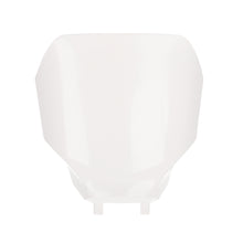Front Number Plate Yam White
