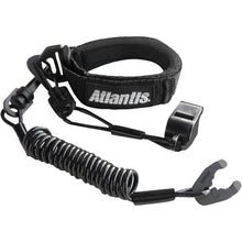 Pro Floating Wrist Lanyard Black W/Whistle