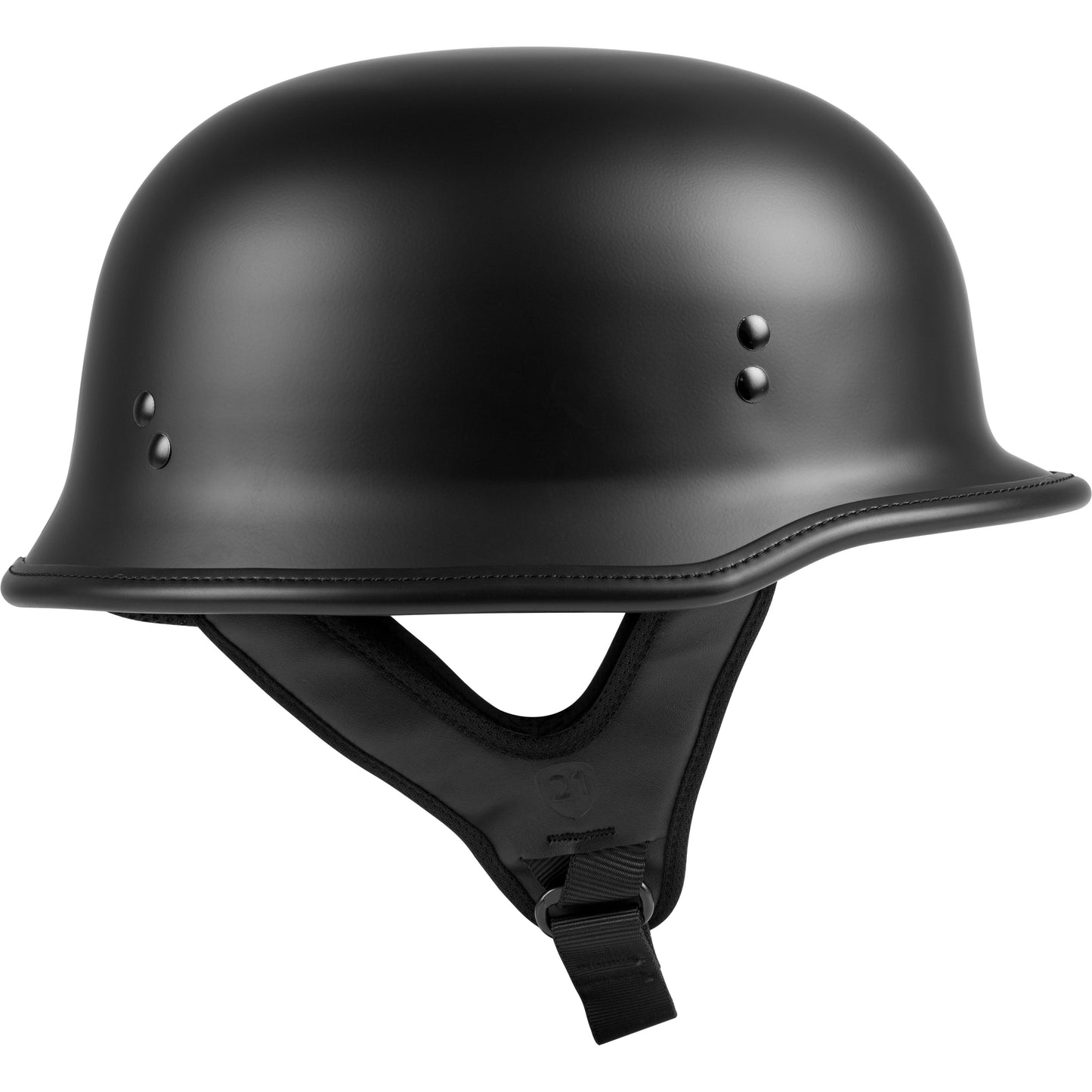9mm German Beanie Helmet Matte Black 3x