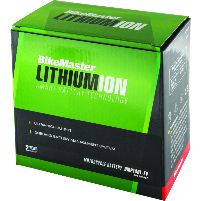 BikeMaster Lithium Ion 2.0 Battery - BMP14BL-FP