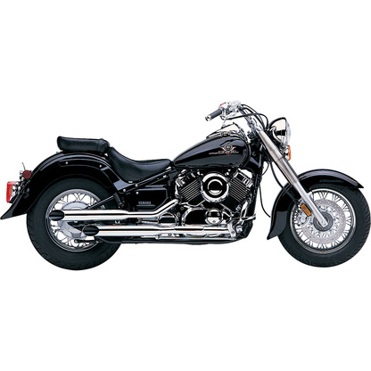 Blvd Slashcut Slip On Chrome Yam V Star 650