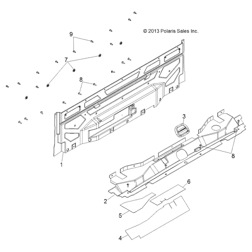
                      
                        Polaris Off Road PANEL-CLOSEOFF,REAR,LOWER,BLK, Genuine OEM Part 5439116-070, Qty 1
                      
                    