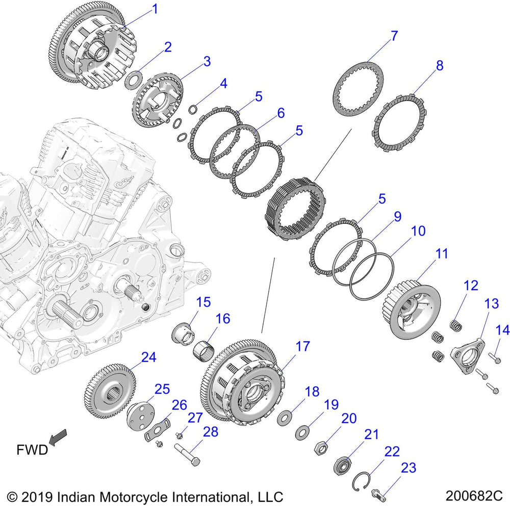 
                      
                        Indian Motorcycle Clutch Spring, Genuine OEM Part 7044392, Qty 1
                      
                    