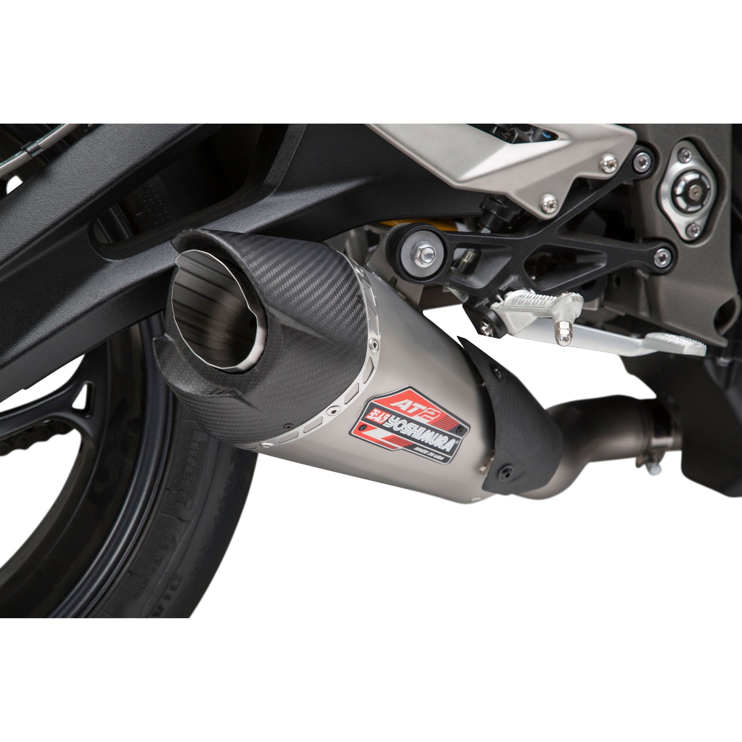 Exhaust Street At2 Works Slip On Ss Ss Cf