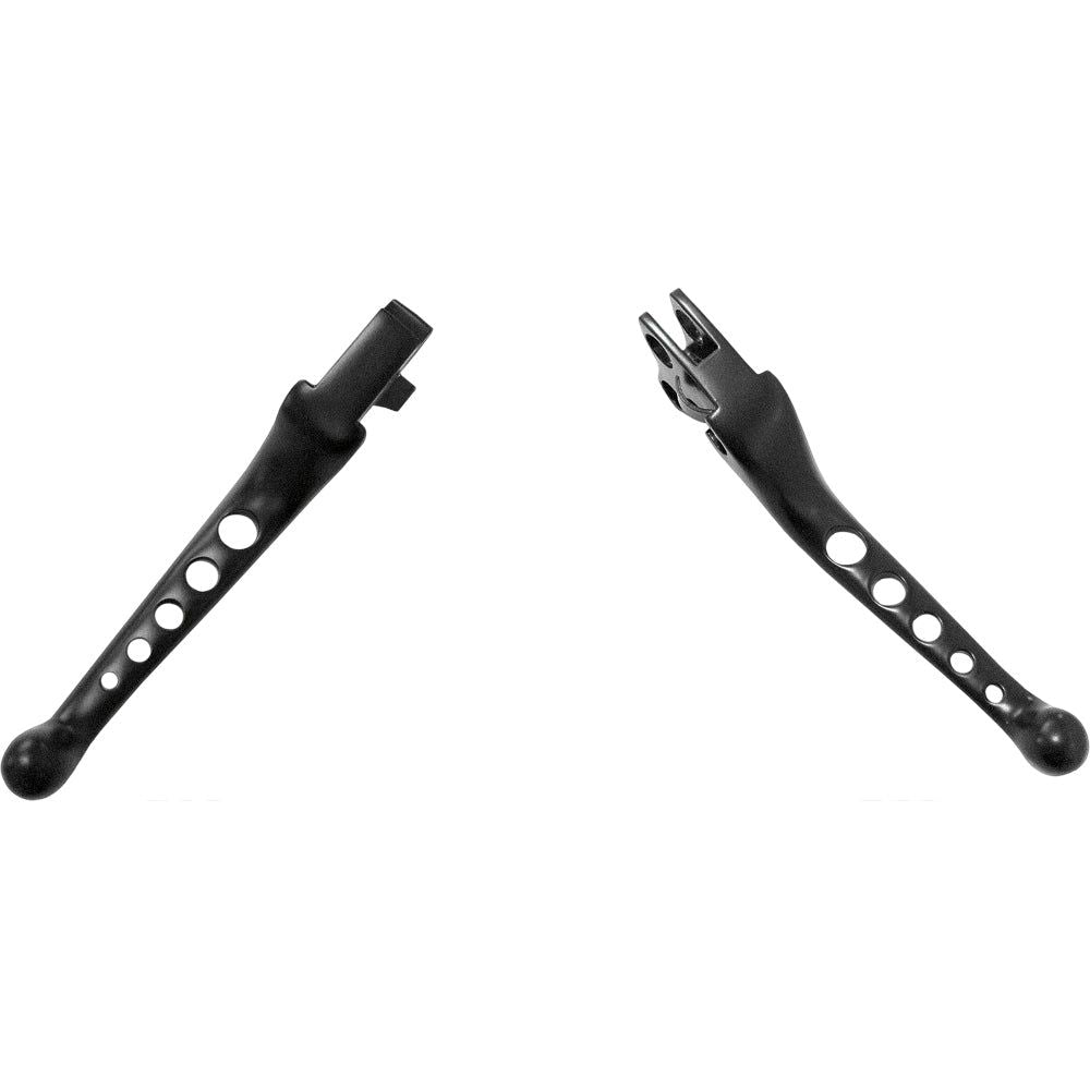 5 Hole Lever Set Black Big Twin 07 Up