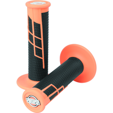 ProTaper Clamp-On 1/2 Waffle Grip - Neon Orange/Black