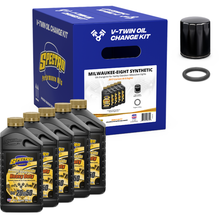 V Twin Engine Oil Chg Kit M8 Synthetic