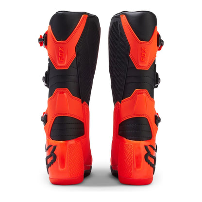 FOX RACING YOUTH COMP MOTOCROSS BOOTS, FLUORESCENT ORANGE, 5