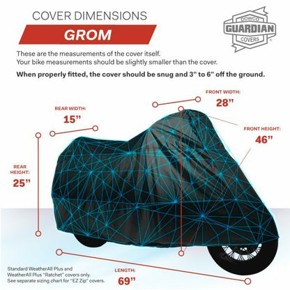 Cover Weatherall Plus Black Grom/Z125