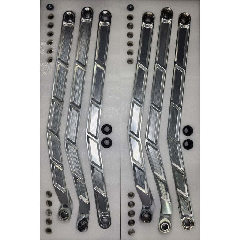 Elektric Offroad 2017+ Can Am Maverick X3 Volt Billet Radius Rods Anodized Clear (RS 72In Model)