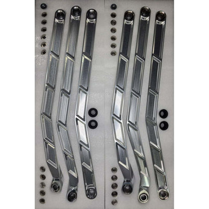 Elektric Offroad 2017+ Can Am Maverick X3 Volt Billet Radius Rods Anodized Clear (RS 72In Model)