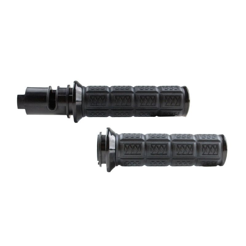 Kuryakyn Enygma Grips 24 and Up Touring 25 and Up Softails Throttle-By-Wire Black