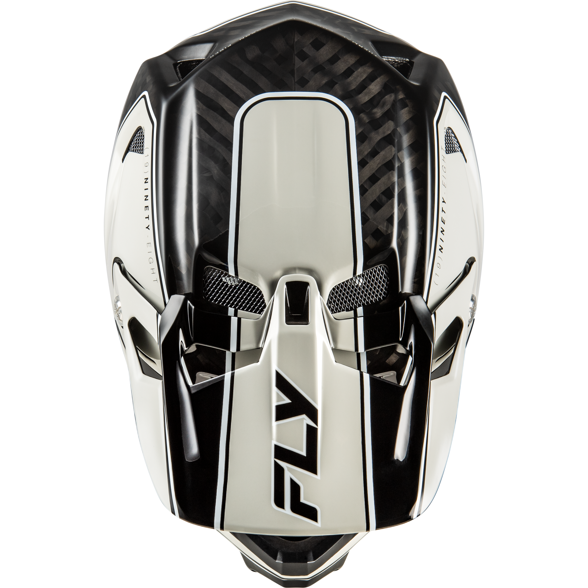 Werx R Flow Carbon Helmet Black Carbon/Grey Xs