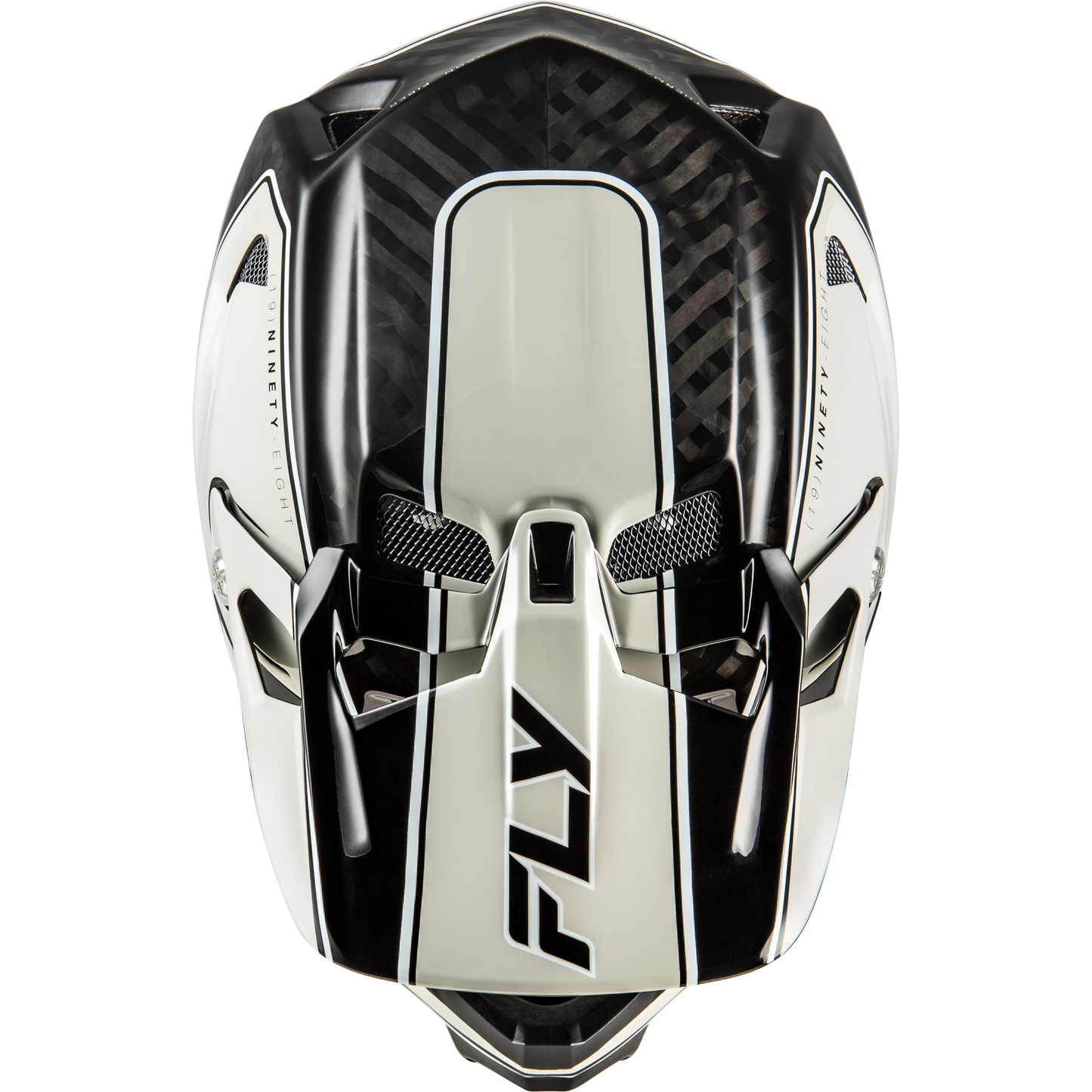 Werx R Flow Carbon Helmet Black Carbon/Grey Sm