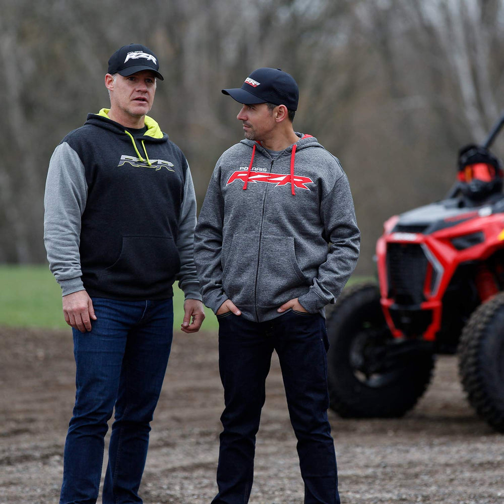 
                      
                        Polaris Off Road Men's RZR Full Zip Hoodie - M Gray/Red
                      
                    