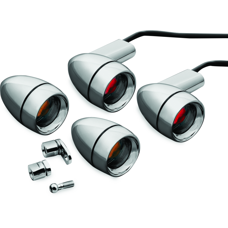 Kuryakyn Late Style Turn Signal Kit Chrome