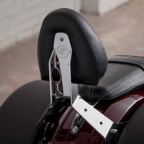 Indian Motorcycle Sissy Bar 12-Inch for Passenger, Chrome, Steel, Fits Specific Scout, Scout Sixty Models and More, Quick Release Technology, Easy Install, for Comfort and Support - 2880232-156