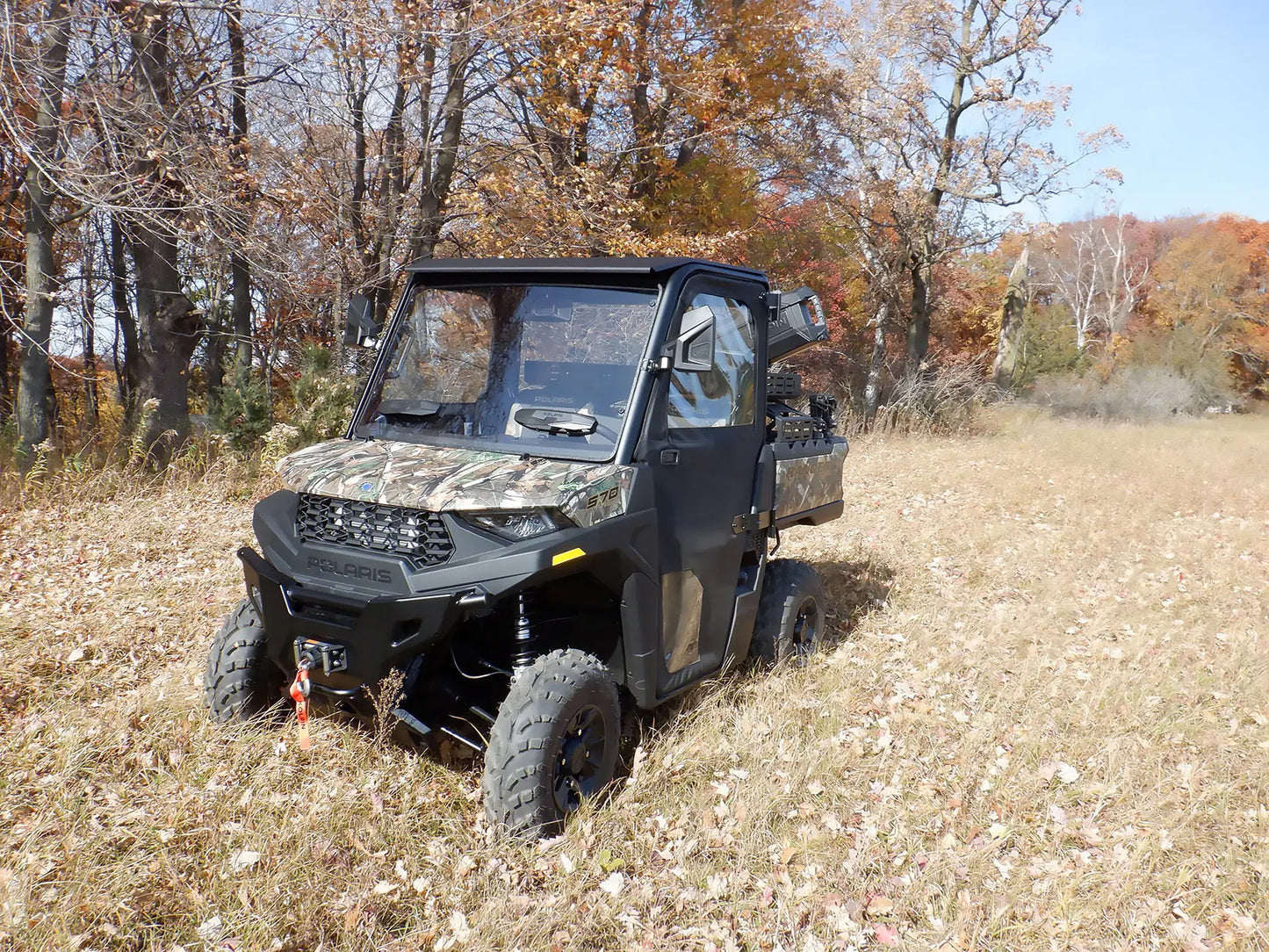 Poly Front Windshield Full Fixed Vented Pol