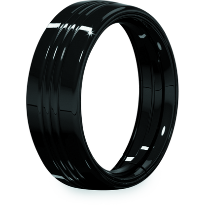 Kuryakyn 7inch Headlamp Trim Ring Gloss Black