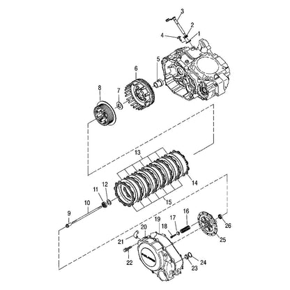 Polaris ATV Disk A, Clutch Friction, Genuine OEM Part 3088183, Qty 1