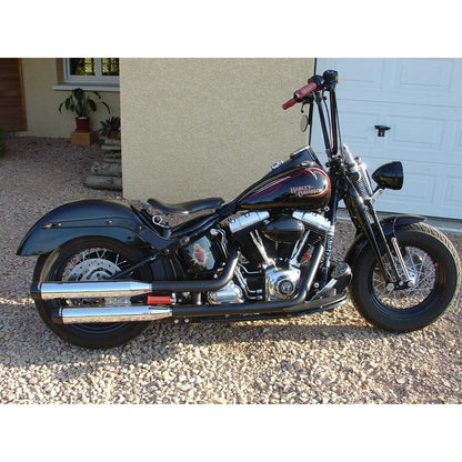 Narrow 14" Apehangers 1" Black