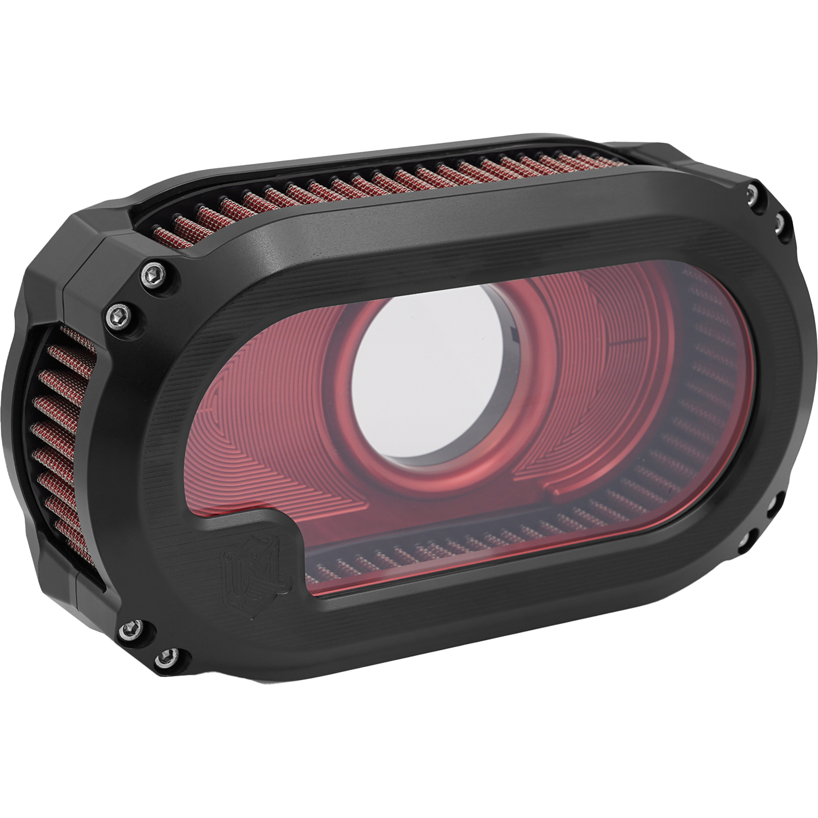 Nl Tc Air Cleaner W/Glass Black W/Red