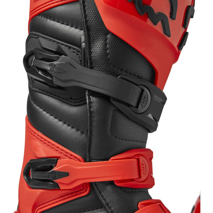 Fox Racing Comp Motocross Boots, Flo Red, 11.5