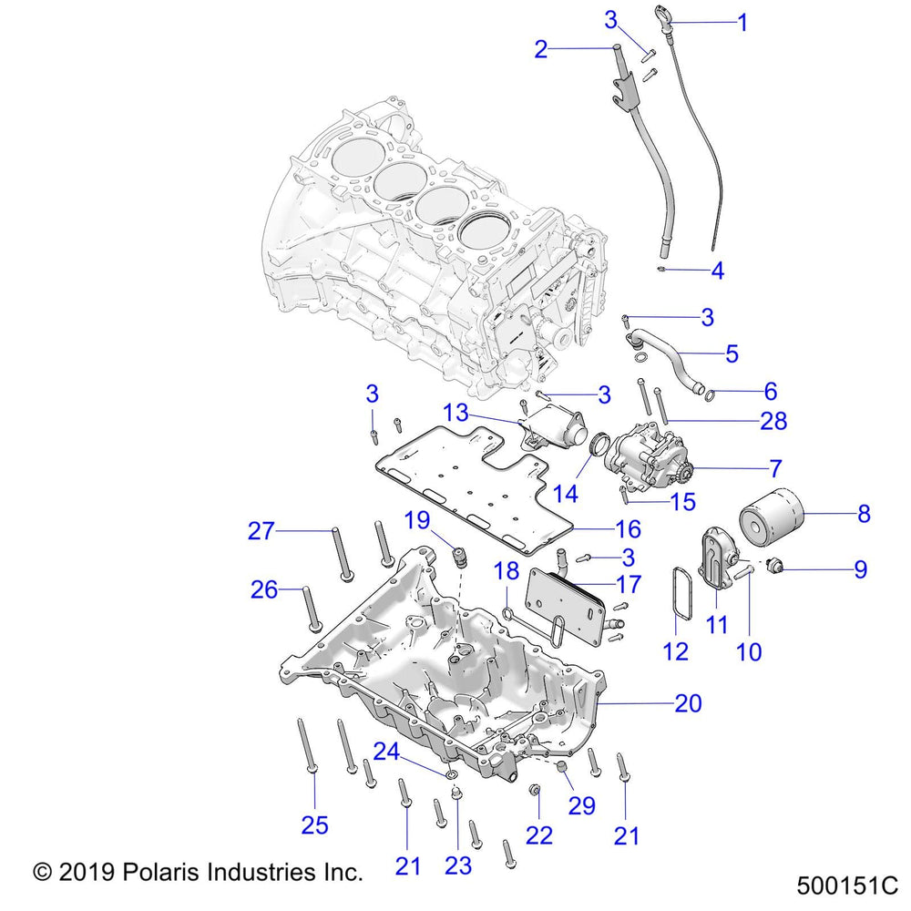 
                      
                        Polaris Slingshot PICKUP-OIL, Genuine OEM Part 2521724, Qty 1
                      
                    