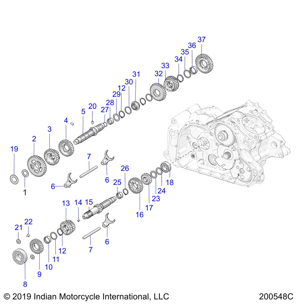 
                      
                        Indian Motorcycle 3rd Gear Output, Genuine OEM Part 6231053, Qty 1
                      
                    