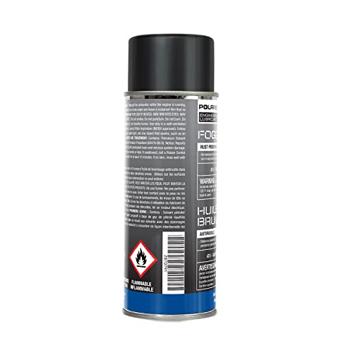 Polaris Fogging Oil for RANGER, RZR, ATV, Snowmobile Models With 2 Cycle or 4 Cycle Engine, Rust Preventative, Outstanding Moisture Displacement, 12 Ounce Aerosol Can, Qty 1-2870791
