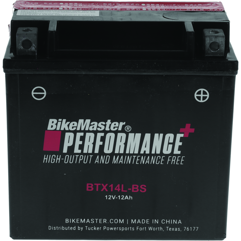 BikeMaster Battery - BTX14L-BS