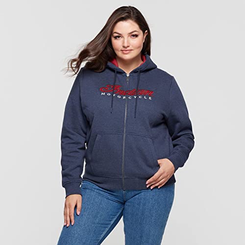 
                      
                        Indian Motorcycle Women's USA Flag Hoodie, Navy
                      
                    