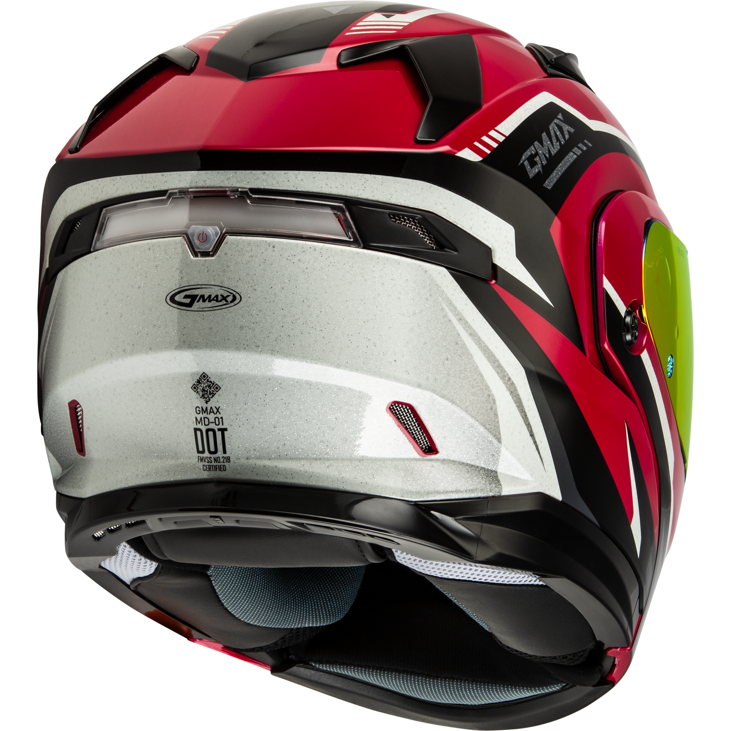 Md 01 Volta Helmet Red Metallic Sm