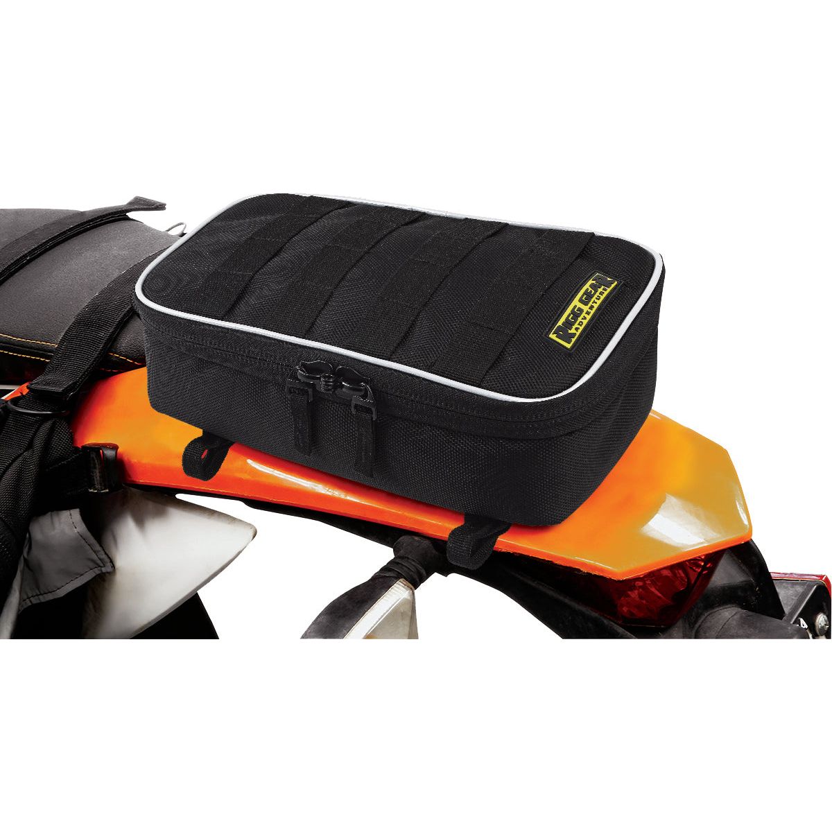 Rear Fender Bag With Tool Roll 3l Black
