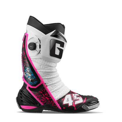 Gaerne GP1 Limited Series Scott Redding Replica Boot Bold White/Pink Size 7