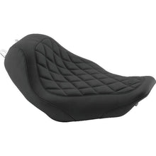 Mustang 08-21 Harley Electra Glide Std,Rd Glide,Rd King,Str Glide Solo Seat Diamond Stitch -Brown