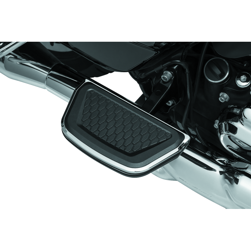 Kuryakyn Hex Passenger Board Inserts Chrome