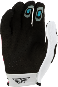Youth Lite  Vibe Gloves White/Pink/Blue Ym